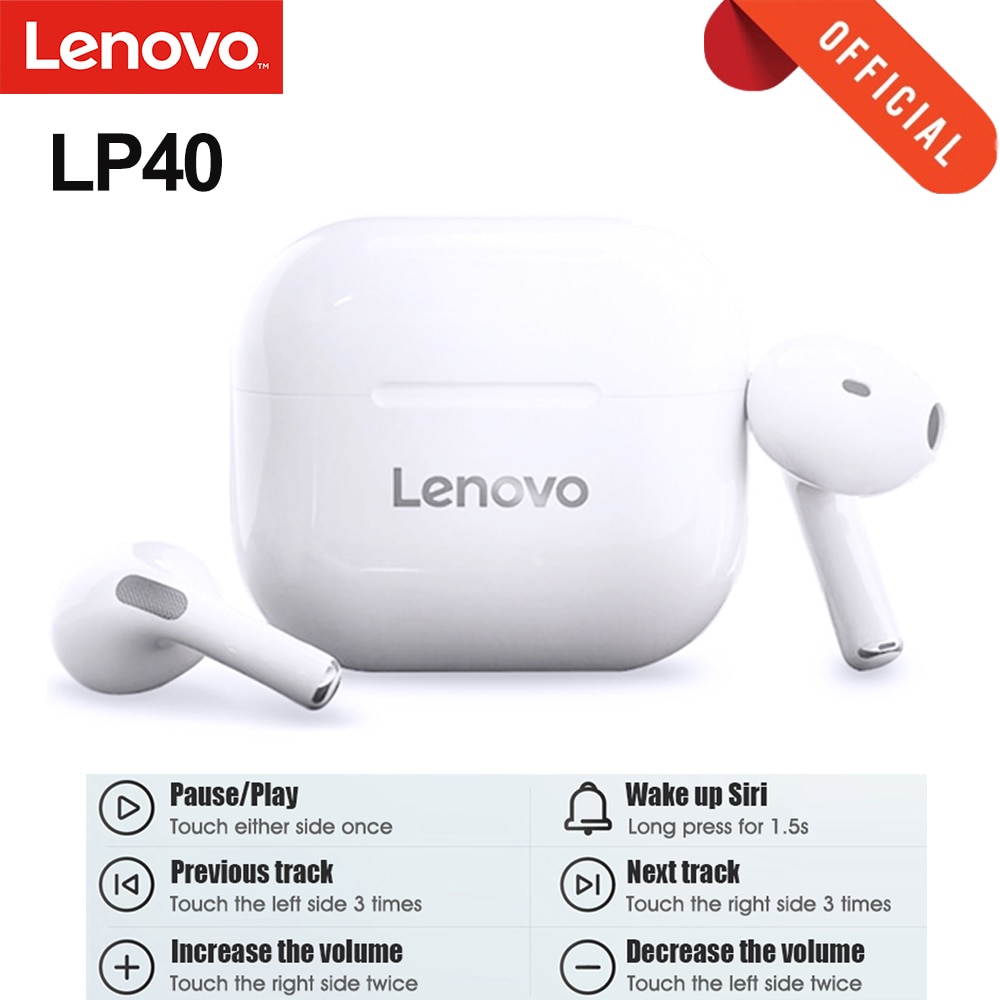  Lenovo LP40 TWS  ̾ Bluetooth 5.0 ..